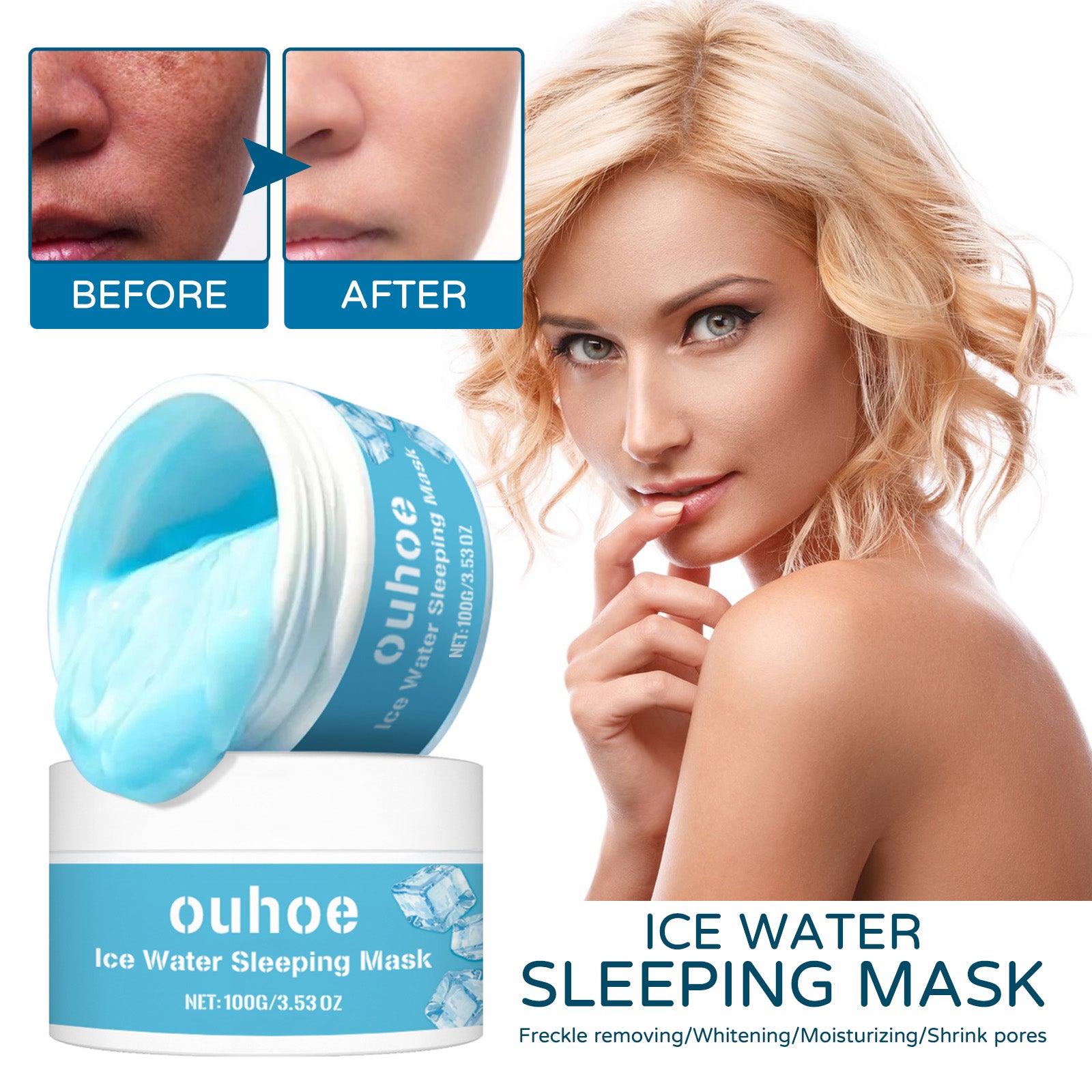 OUHOE Hydrating Overnight Sleeping Mask — Wake Up Glowing